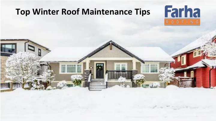 top winter roof maintenance tips