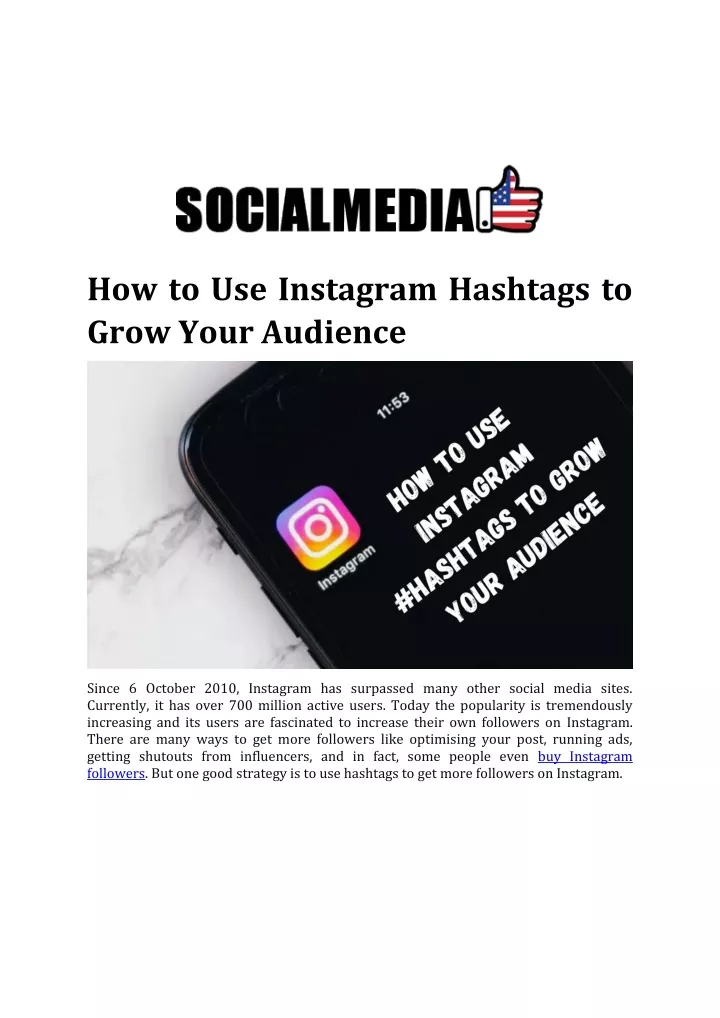 how to use instagram hashtags to grow your