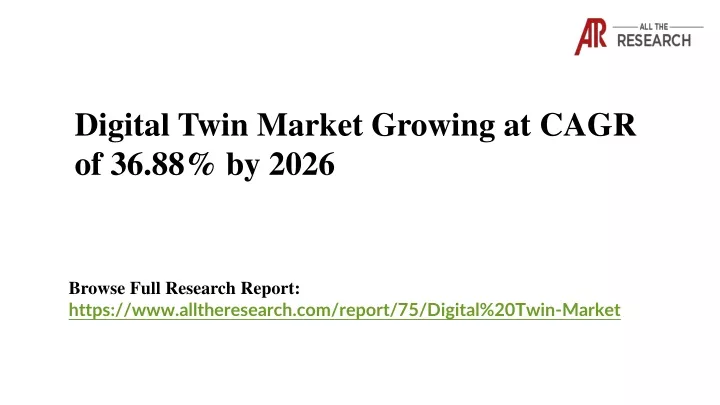 digital twin market growing at cagr