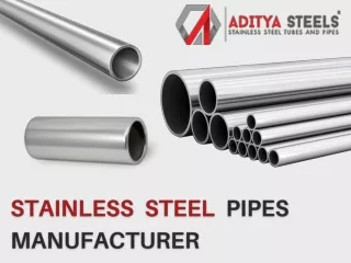 Stainless steel pipes manufacturer