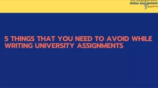 5 things that you need to avoid while writing