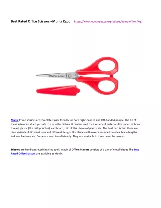 best rated office scissors munix kgoc https