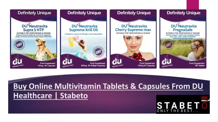 buy online multivitamin tablets capsules from du healthcare stabeto