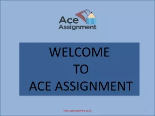 Buy assignment online from home | ace assignment