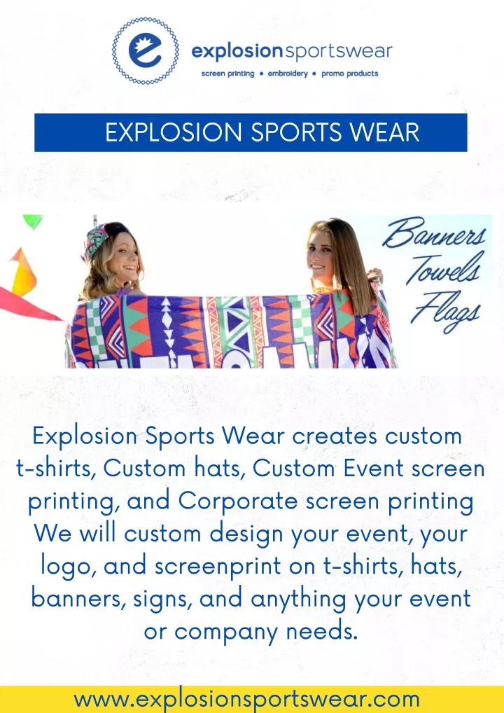 explosion sports wear
