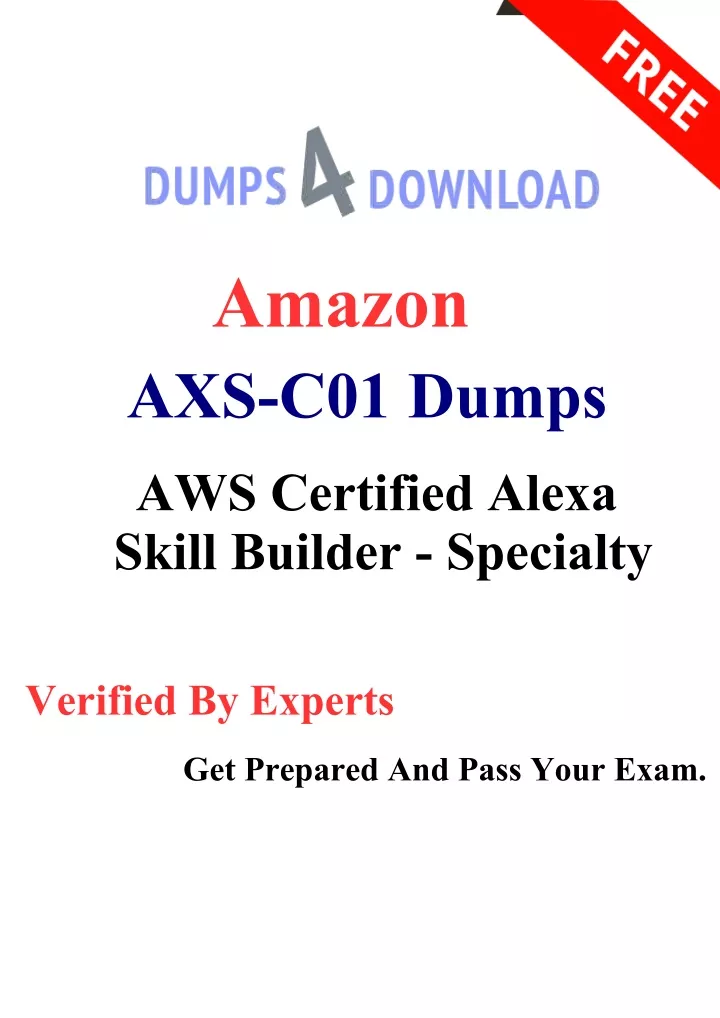 amazon axs c01 dumps