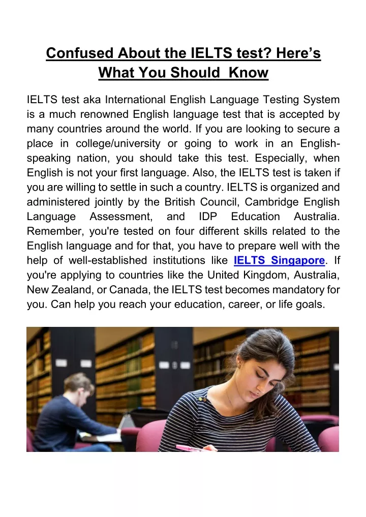 confused about the ielts test here s what