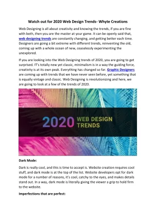 watch out for 2020 web design trends whyte