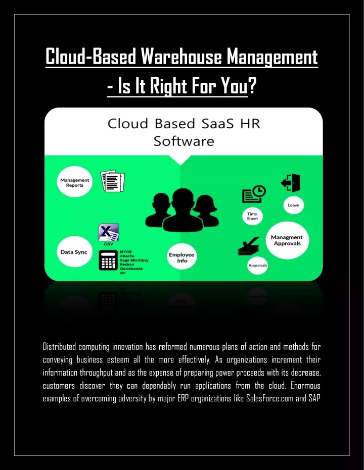 cloud based warehouse management is it right