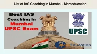 Top IAS Coaching in Mumbai Prepare for IAS Exam 2021