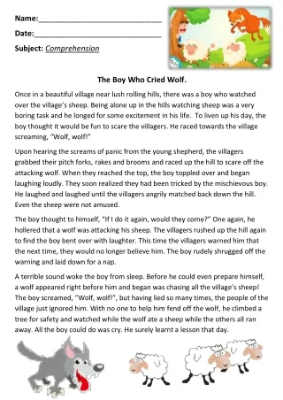 PPT - The boy who cried wolf PowerPoint Presentation, free download ...