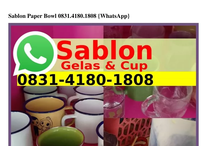sablon paper bowl 0831 4180 1808 whatsapp