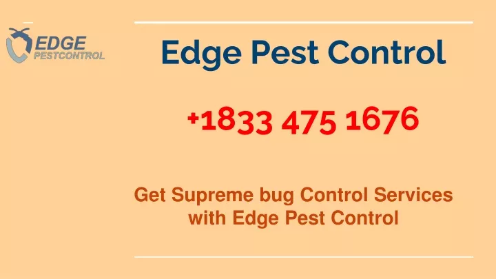 edge pest control