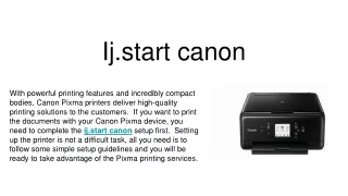ij.start canon