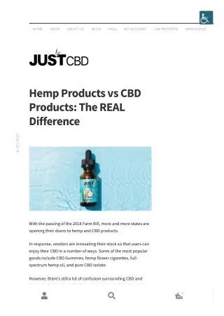 Hemp Products vs CBD Products: The REAL Difference