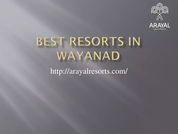 best resorts in wayanad