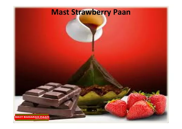 mast strawberry paan