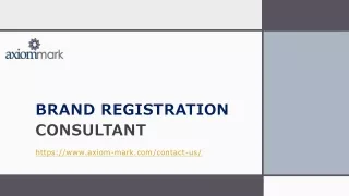 brand registration consultant