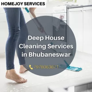 Deep House Cleaning Services in Bhubanswar- Homejoy Services