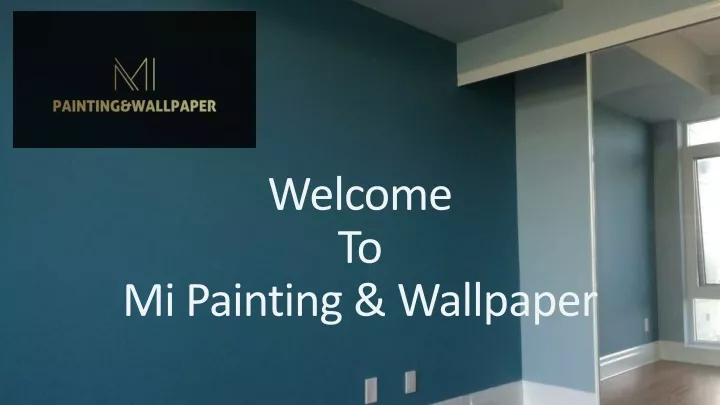 welcome to mi painting wallpaper