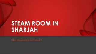 steam room in sharjah