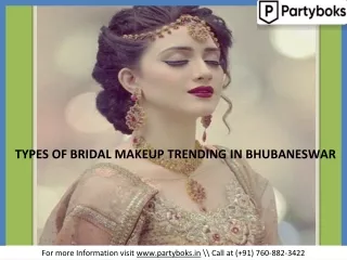 Types of Bridal Makeup Trending In Bhubaneswar