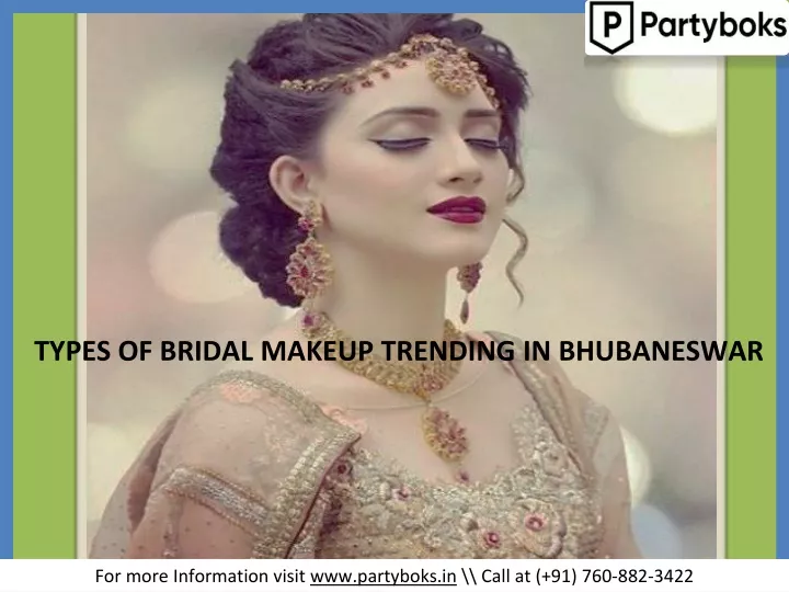 types of bridal makeup trending in bhubaneswar