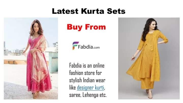 latest kurta sets