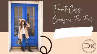 Favorite Cozy Cardigans For Fall | Heels and Spurs