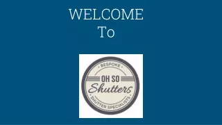 welcome to
