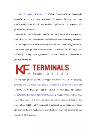 China Insulated-Double Crimp Terminals Factory