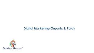 digital marketing organic paid