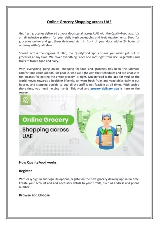 online grocery shopping across uae