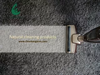 natural cleaning products