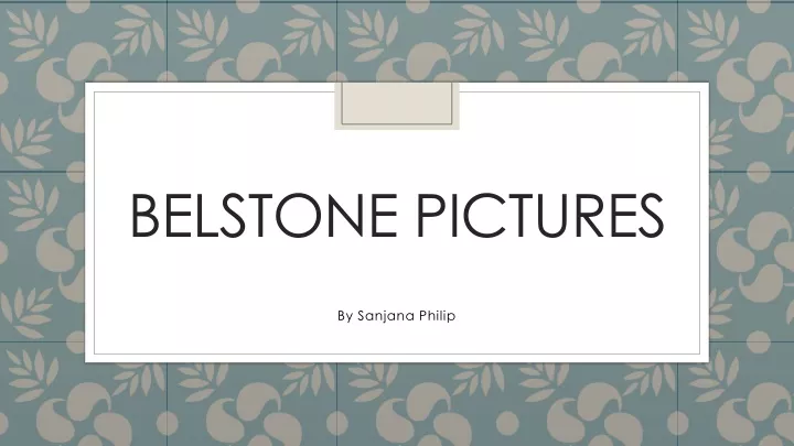 belstone pictures