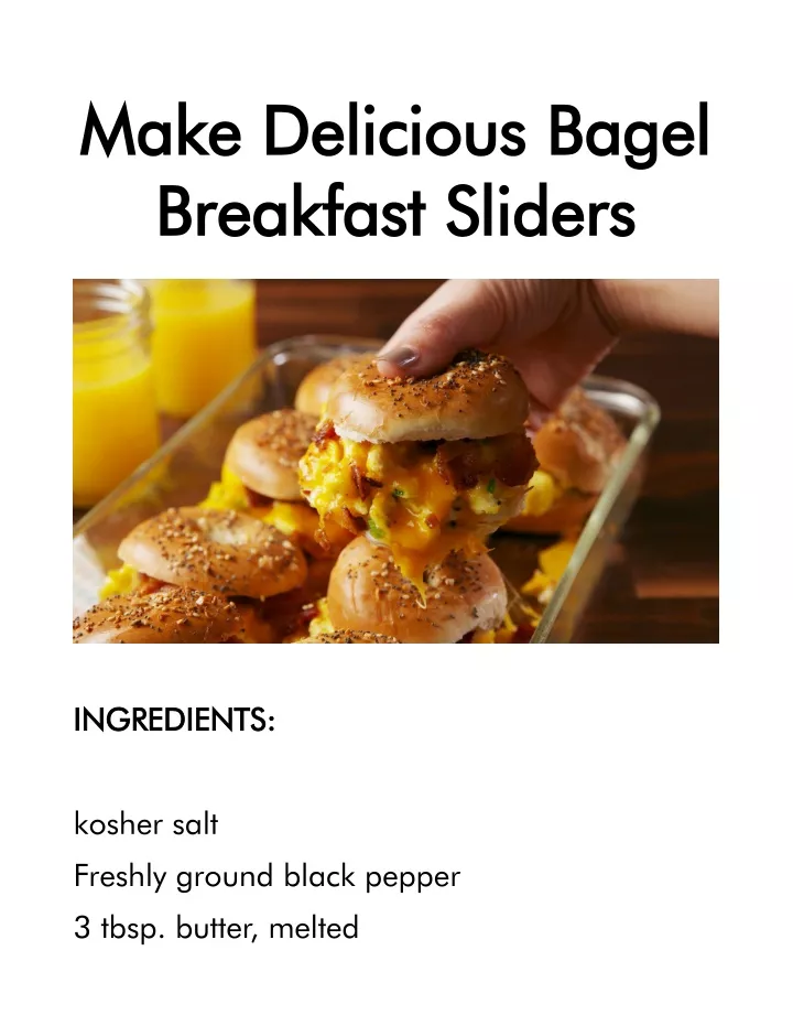 make delicious bagel make delicious bagel