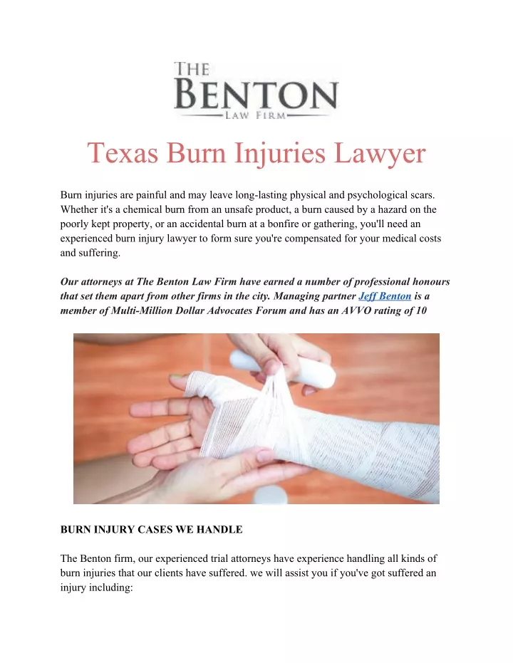 texas burn injuries lawyer burn injuries