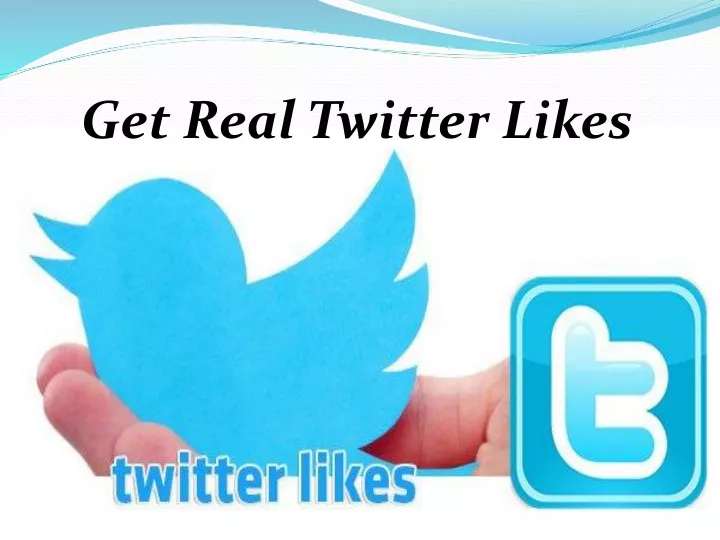 get real twitter likes