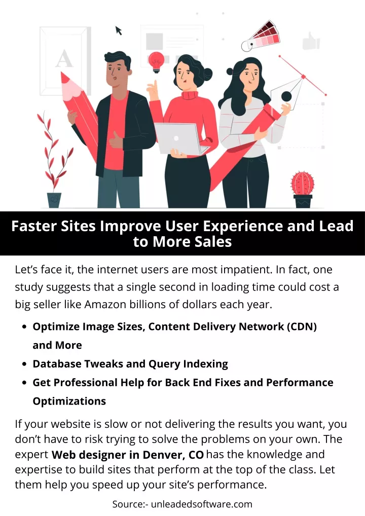 faster sites improve user experience and lead