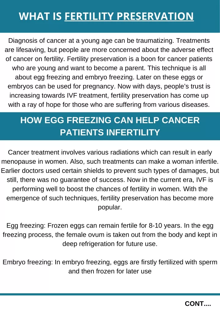 what is fertility preservation