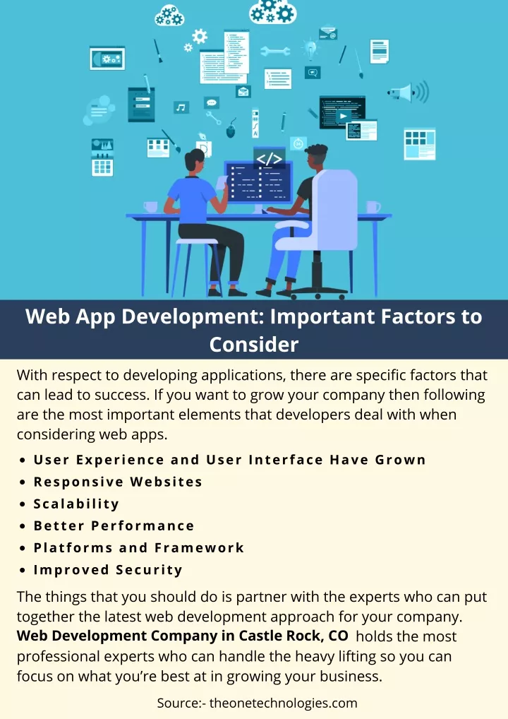 web app development important factors to consider