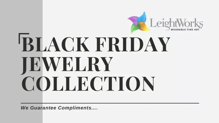 black friday jewelry collection
