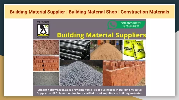 building material supplier building material shop construction materials
