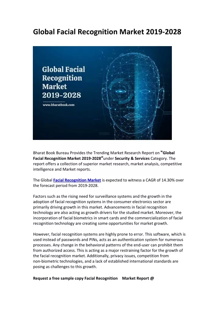 global facial recognition market 2019 2028