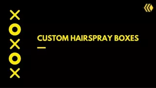 custom hairspray boxes