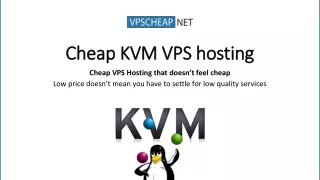 cheap kvm vps hosting