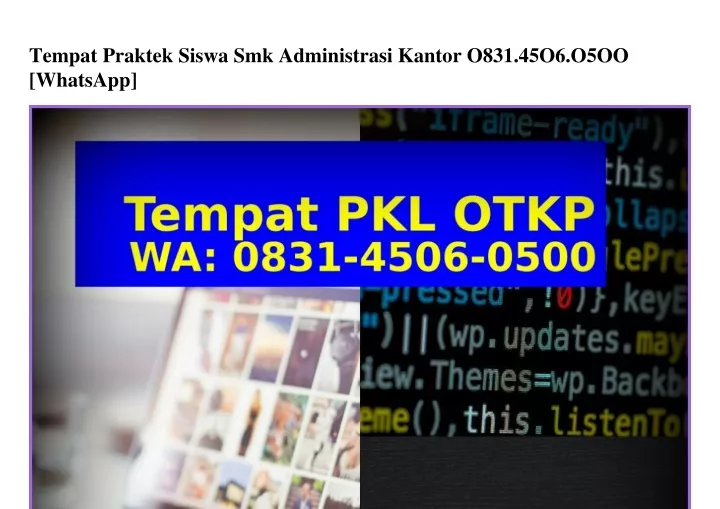 tempat praktek siswa smk administrasi kantor o831