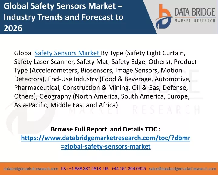 global safety sensors market industry trends