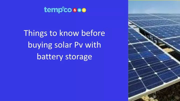 things to know before buying solar pv with