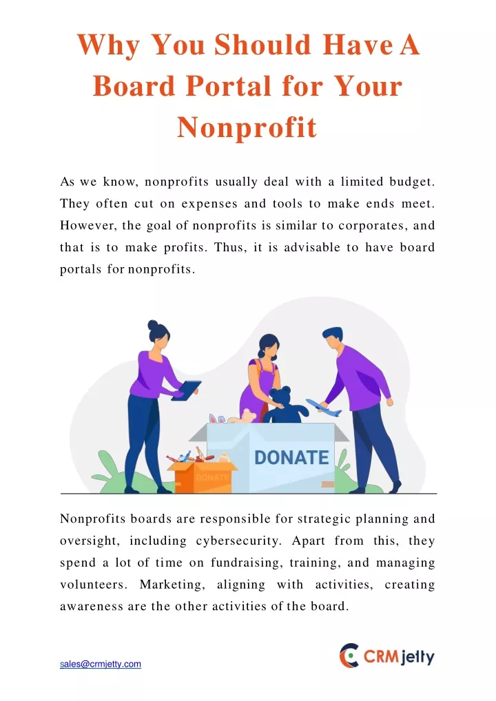 why you should have a board portal for your nonprofit